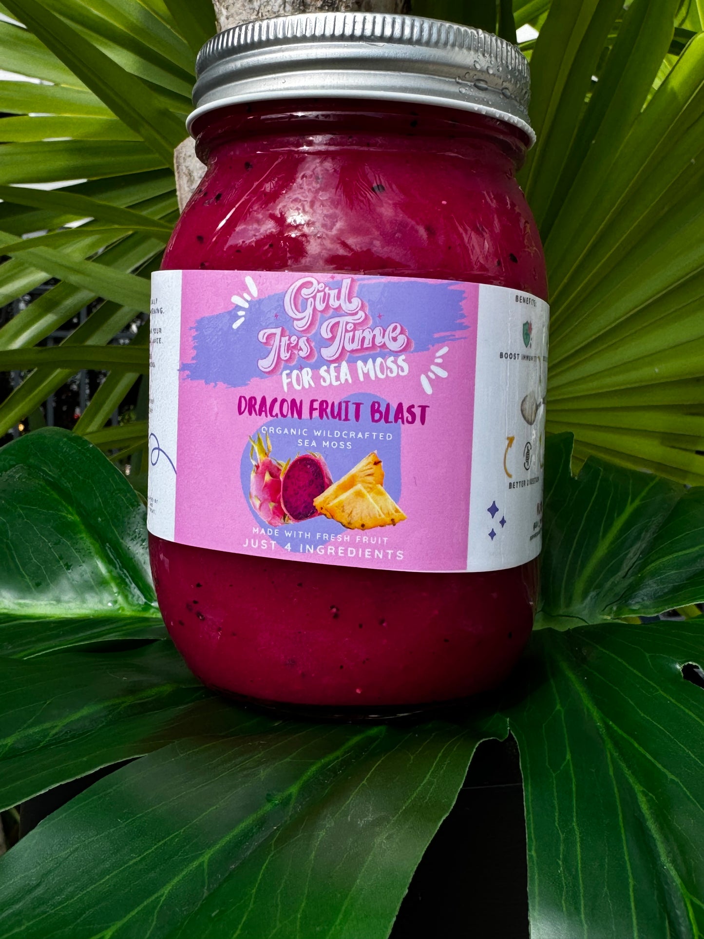 Dragon Fruit Blast Sea Moss